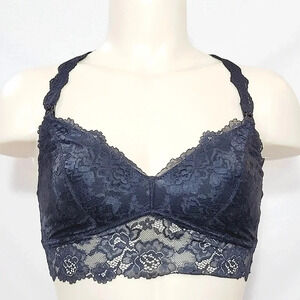 SMALL Gilligan‎ Lace Pullover Nursing Wire Free Bralette Black NWT